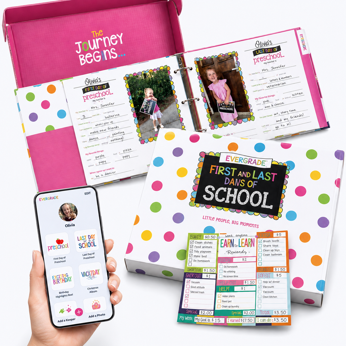 Evergrade™ School Years Memory Book
